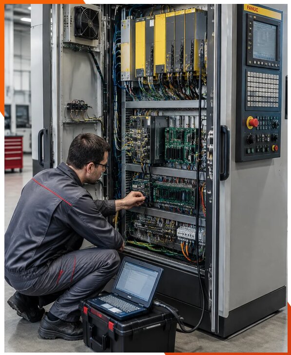 Ремонт систем ЧПУ FANUC промышленных станков в Куйбышеве