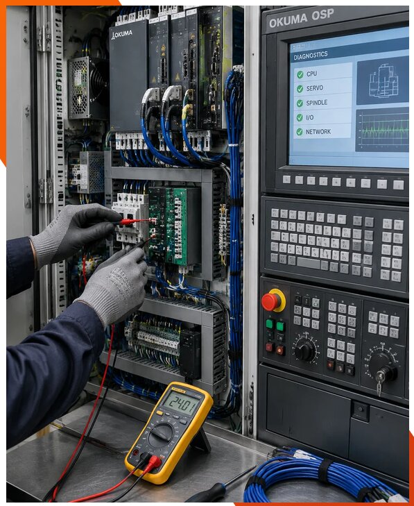Ремонт систем ЧПУ Okuma OSP в Куйбышеве